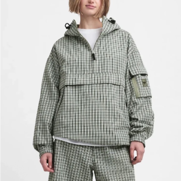 New! Gap x MadHappy Oversized Plaid Anorak in Sea Spray Size XL - Picture 5 of 9